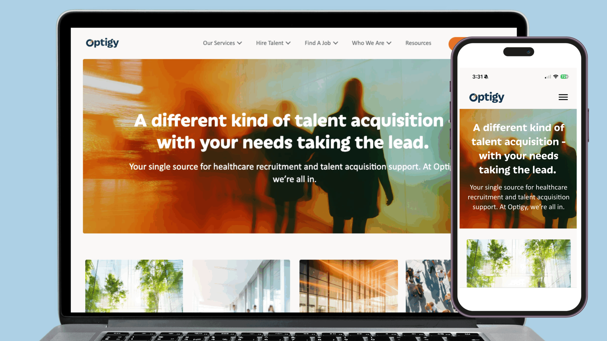 New Optigy Group Website